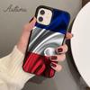 Frankreich Flagge Telefon Fall für iPhone 11 12 13 14 Pro Max mini X XR XS SE 2020 5 6S 7 8 Plus Samsung Galaxy S21 S22 Abdeckung shell