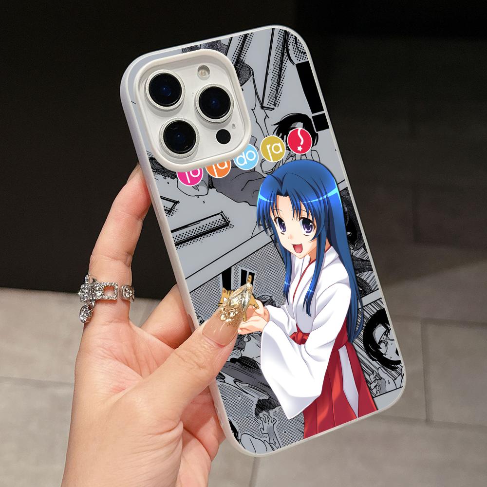 Toradora Kawashima Phone Case for iPhone 17 16 15 14 13 12 11 Air Pro Max Plus Jelly Double Layer White Cover