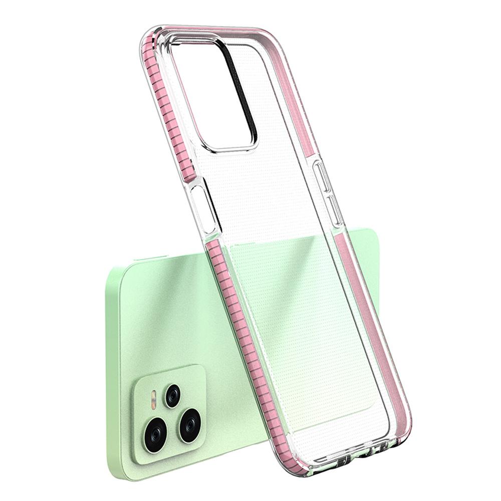 Realme C35 Black Silicone Protective Case with Frame by Hurtel
