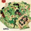 32pcs, Vintage St. Paddy's Day Postcards, Tricky Postcards, Message Cards, Cards, DIY Postcards, Collectible Holiday Decorations