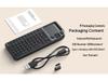 Bluetooth Wireless Mini Keyboard with Integrated Touchpad & Mouse - Portable Multifunctional Game Keyboard