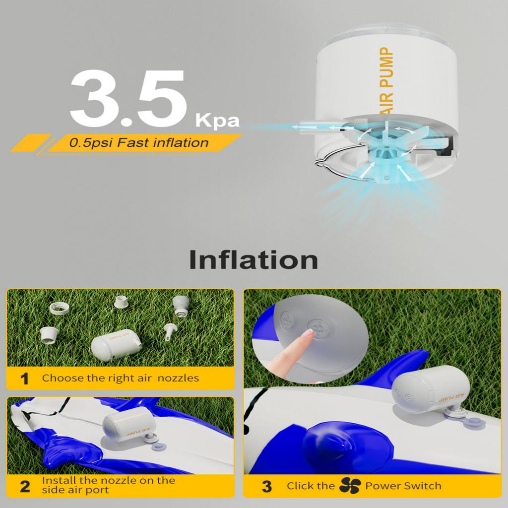 - Portable Multifunctional Inflator Deflator for Home Use