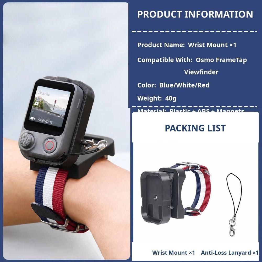 Magnetic Remote Control Wrist Strap for DJI Osmo Frame Tap For Osmo Pocket 4P/Mobile 8P