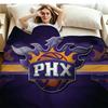 Phoenix Suns Print Flanelldecke Hohe Qualität Warm Bequem Decke für Alle Jahreszeiten Perfekt für Geschenke Heimdekoration