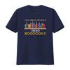 You Re My Little Bookworm I Read More Boooooks On T Shirt for Women  Fashion Vintage Washed Streetwear Soft Breathable