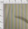 oneOone Bomull fleksibelt stoff flerfarget stripe trykt stoff 1 Yard 40 tommer