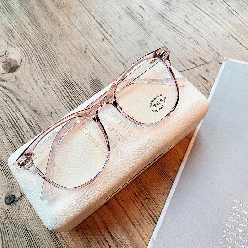 New Vintage Transparent Computer Glasses Frame Women Men Anti Blue Light Eyewear Blocking Glasses Optical Spectacle