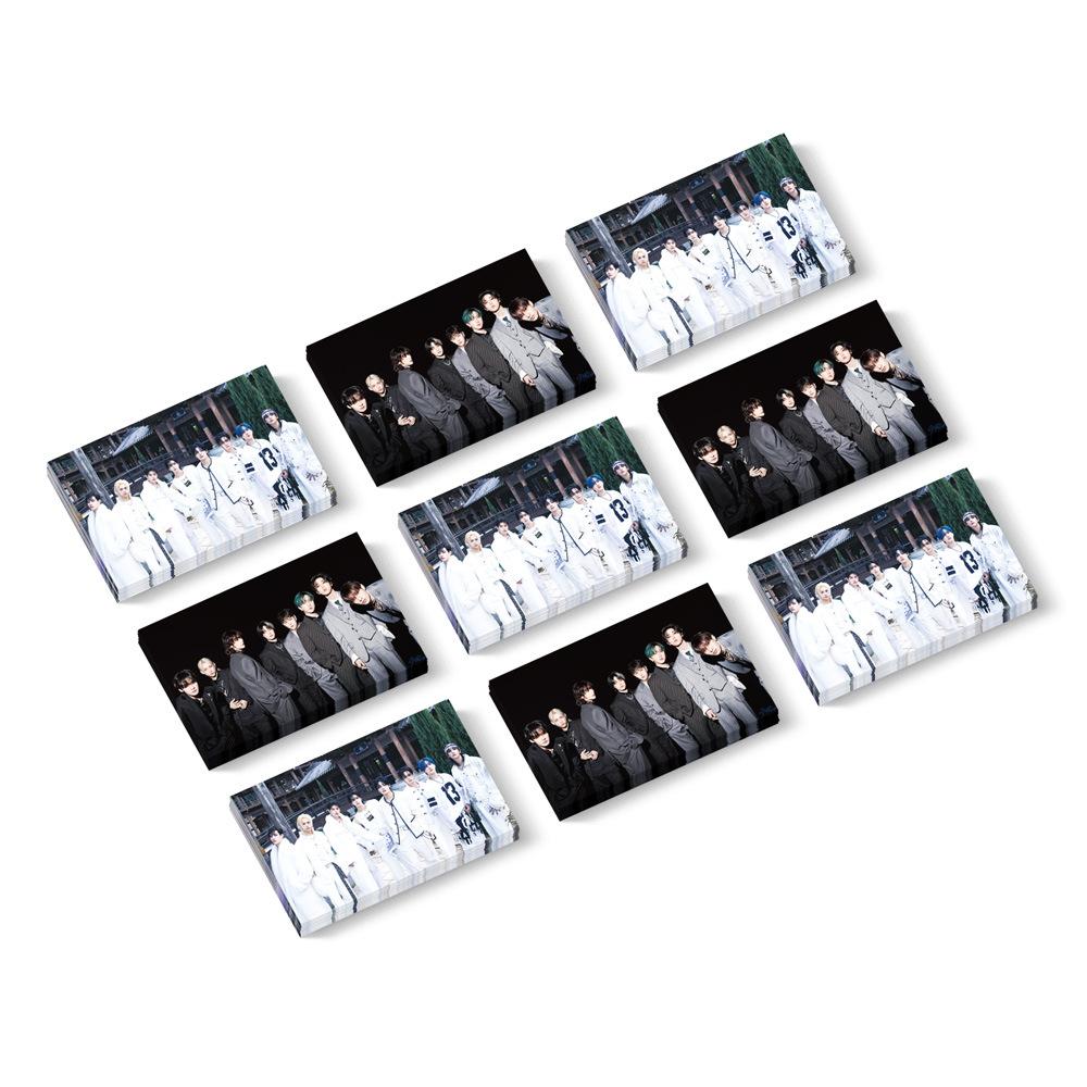 55Pcs New Stray Kids Collection Card Holder (Hop) Support Lomo Card Skzoo Kpop Skid Collection Postcard Small Card