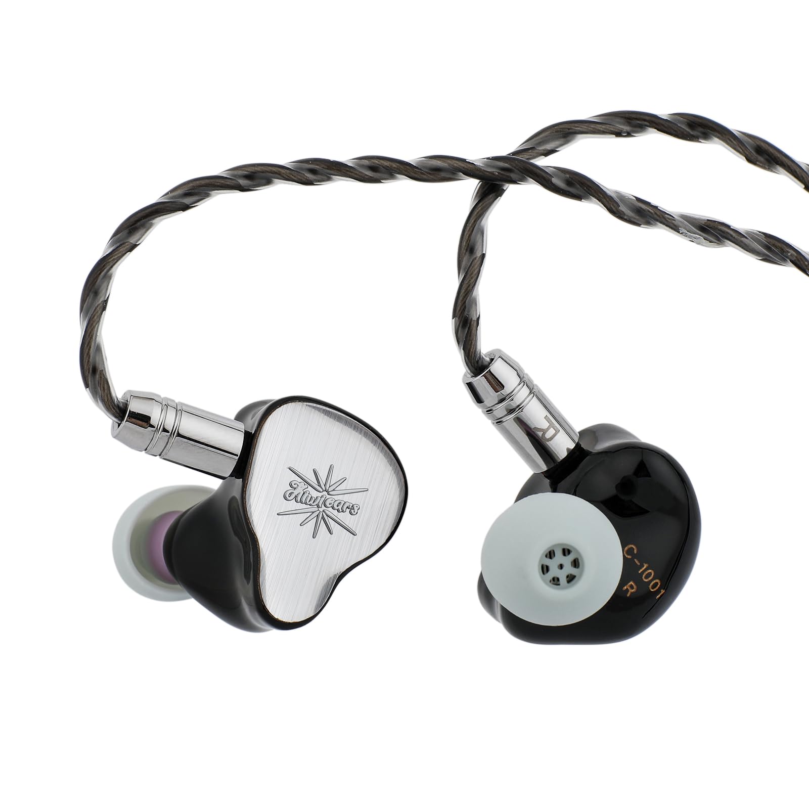 

Linsoul Kiwi Ears KE4 Hybrid High-End HiFi Earphones feature a 2DD+2BA diaphragm structure, dual custom 10mm dynamic diaphragms, and one Knowles