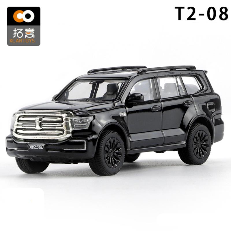 1:64 Tank 500 Suv Alloy Car Model Diecast Metal Toy Off-Road Vehicles Car Model Simulation Miniature Scale Collection Kids Gifts