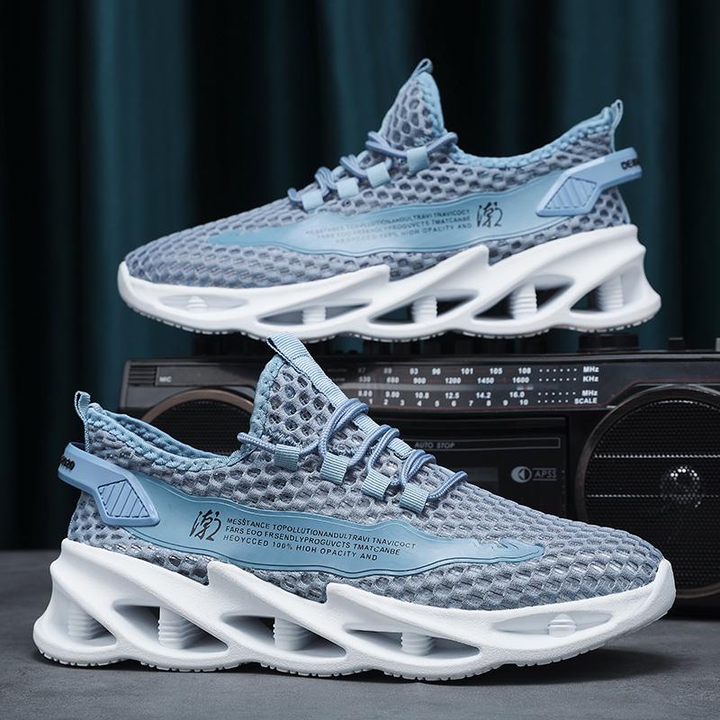 Summer New Mesh Sneakers Fashion Flying Woven Running Shoes Trendy Casual Men's Shoes Ultra-Soft Ultra-Light Mesh Shoes