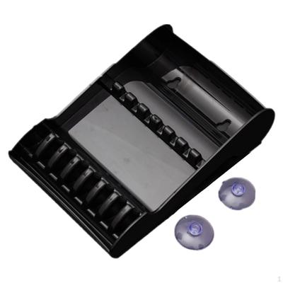 Borbélyolló tartó tárolódoboz szívókoronggal 14x20,5 cm