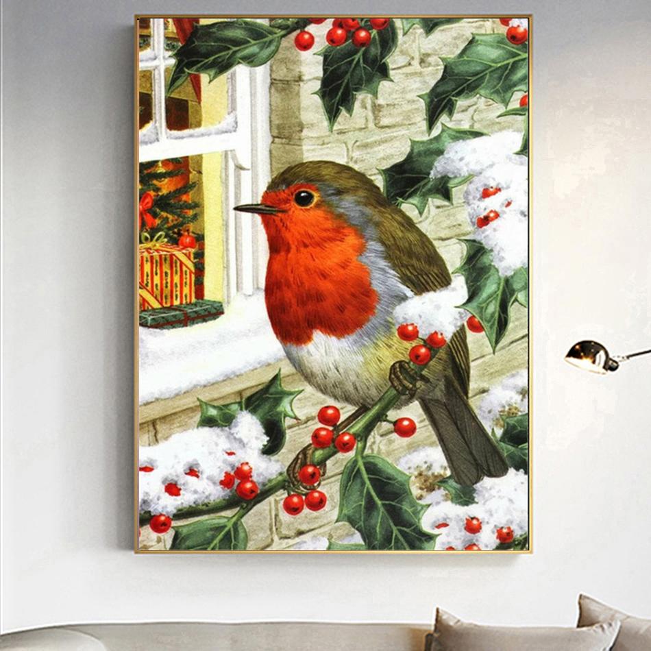 5D DIY Diamond Painting Kit Santa Claus Full Square Drill Diamond Embroidery Christmas Mosaic House Home Decor