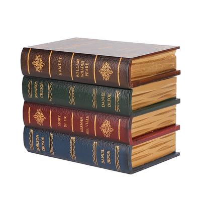 Vintage Simulation Book Shape Storage Box Jewelry Container Holder Decoration(Large Size)