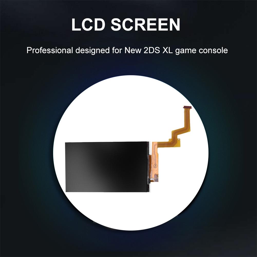 Original Top LCD Display Screen Lightweight Gaming Screen Easy Installation Game Console LCD Screen Replace Part for New 2DS XL