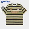 FUSION Men's Striped Cotton Knit T-Shirt