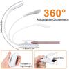 Lumină pentru cărți, reîncărcabilă prin USB, lampă pentru cărți cu 3 culori, luminozitate reglabilă, lampă de lectură pentru copii, lumini pentru somn pentru Kindle