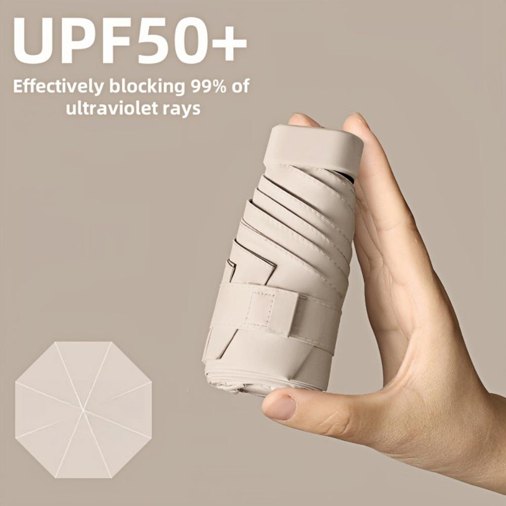 55% Off Mini Sun Umbrella Small Pocket Rain Folding Umbrella Ultra-Light UV Protection Umbrella Pocket Parasol,Rain Or Shine