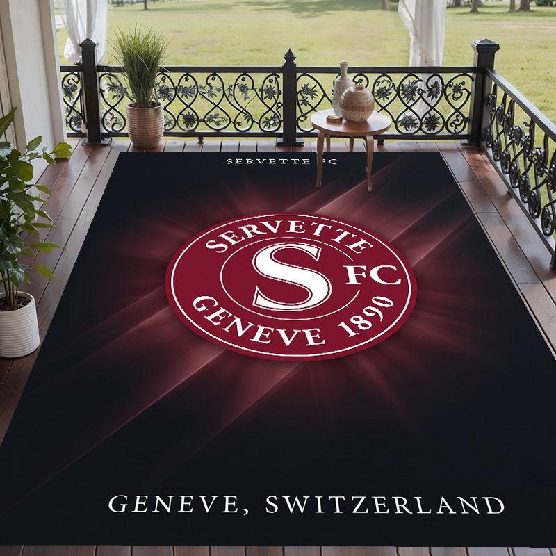 Soft Floor Carpet Servette FC Pattern Area Rug Decorative Mat For Home Room Decoration