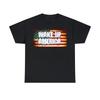 Wake Up America Flag Unisex Heavy Cotton Tee