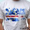 Bandiera di Capo Verde - T-shirt bianca per bambini ragazzi design top manica corta taglie bambini e bebè