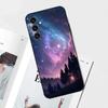 Night Galaxys Sky Stars Space Phone Case For Samsung S25,S24,S21,S22,S23,S30,Ultra,S20,Plus,Fe,Lite,Note,10 Black Soft Shell