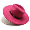 Felt Hat For Men And Women, General Black Top Hat, Fine Wool, American Western Big Eaves Hat, Horseback Riding Big Eaves Hat
