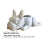 French Bulldog Planter Pot Resin Statue Figurine Succulents Herb Plants Flower Pot Container Home Balcony Garden Decoration