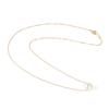 Happy Goods Shop Pearl Akoya Single 18K Gold Necklace, 8-8.5mm Pearl, Gold, 40cm, Women's, Pearl, Pendant,