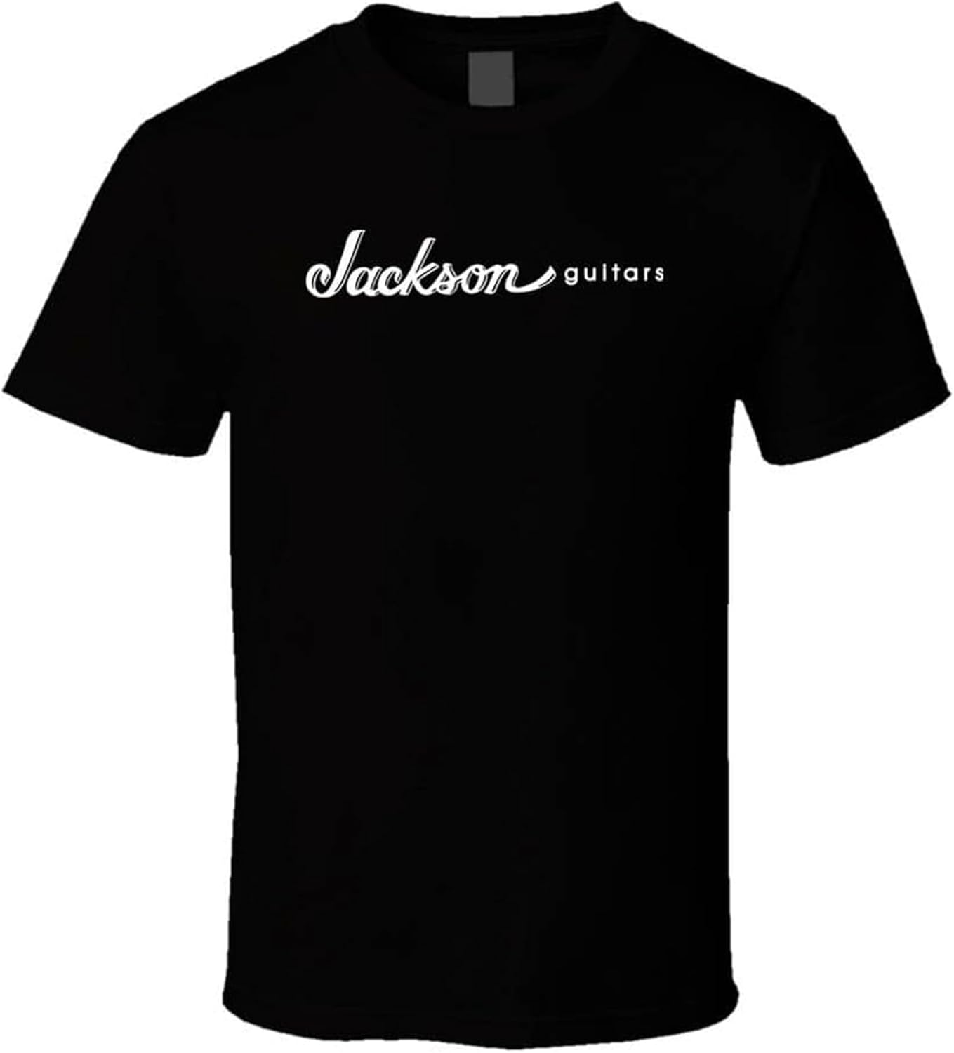 Jackson Guitars Logo Shirt Black White Tshirt Men s XL чёрный