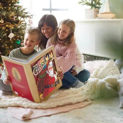 The Night Before Christmas Pop-Up Book Christmas Music Storybook with Light And Sound 3D Illustration Board Picture Book for Kids