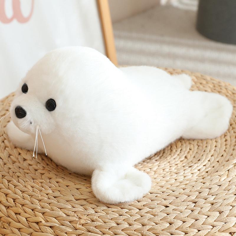 Adorable Dolphin & Orca Plush Ocean Animals - Stuffed Shark & Seal Doll for Children, Perfect Birthday Gift