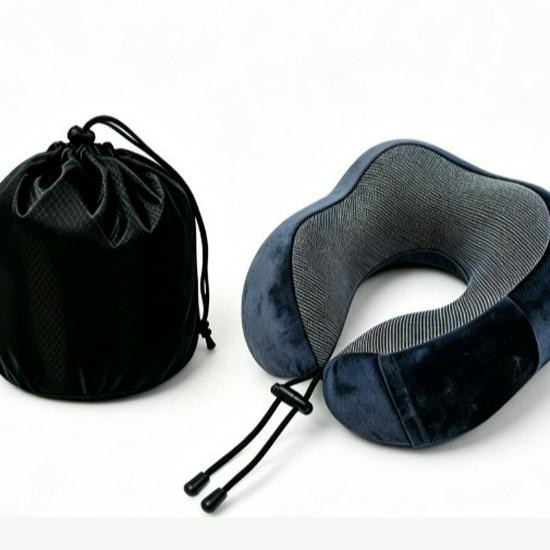 Slow Rebound Memory Foam U-Shape Neck Pillow for Travel