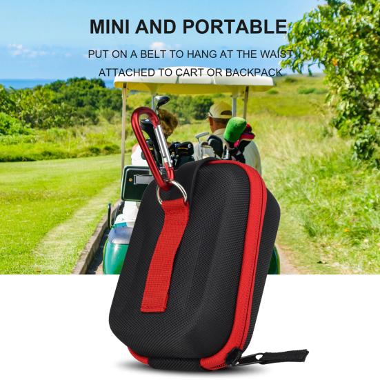 Golf Rangefinder Storage Bag Large Capacity Zipper Closure Shockproof Impact Resistant Golf Rangefinder