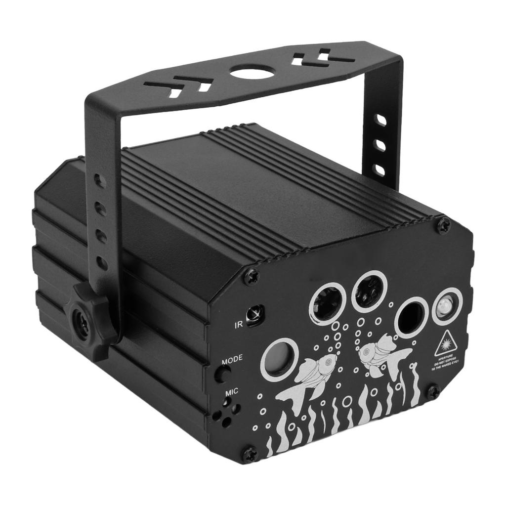 DJ Party Lichter Bühne Laser 3000mah USB Aufladung Soundaktiviertes Laserlicht mit Fernbedienung für Club KTV Tanz