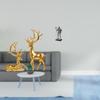 Elegant Resin Deer And Knight Figurines Collection for Living Room Entryway Fireplace Bedroom