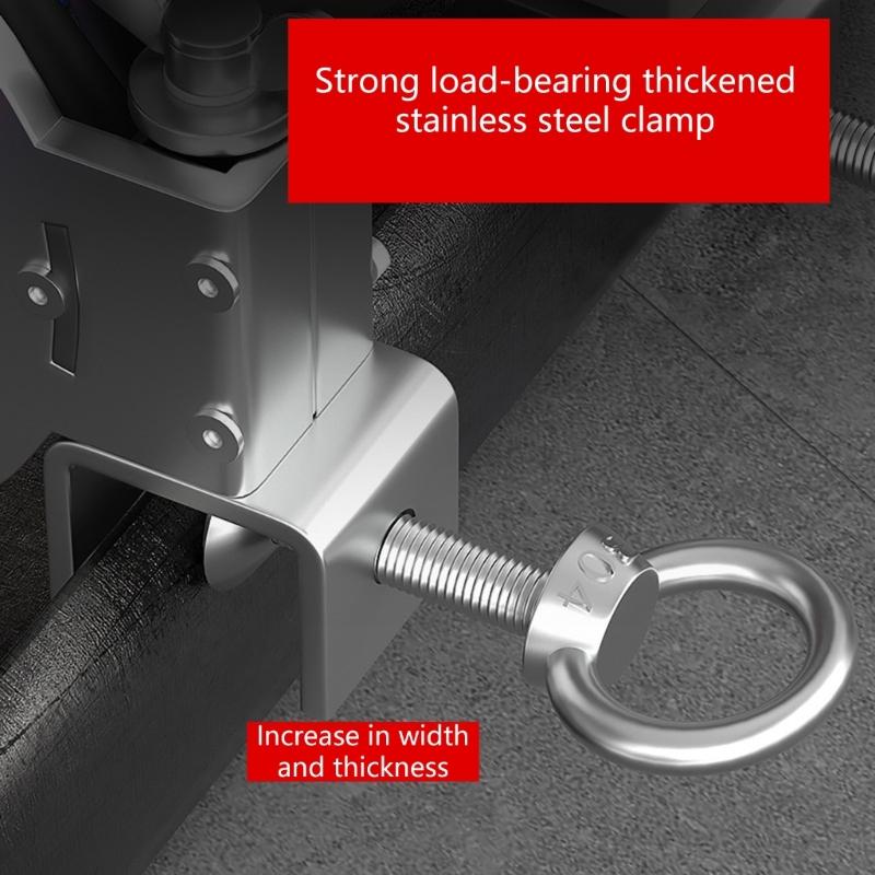 Strong Nylon Cable Guide Pulley 65mm Wide Opening Smooth Roller 330 Degree Rotation Strong for Bridge Installation