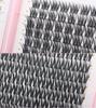 Custom Private Label 200D Mega Volume Lash Clusters 10-16MM Fluffy 3D Eyelash Clusters Kit Synthetic Hair Segmented Lash Book