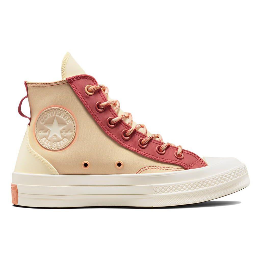 Converse Chuck 70 High Colorblock Overlay - Rhubarb Pie Unisex Sneakers Brown Orange-Haven A05128C