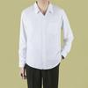 Camicia a Maniche Lunghe Uomo Camicia a Righe Uomo Vestibilità Slim Taglie Forti