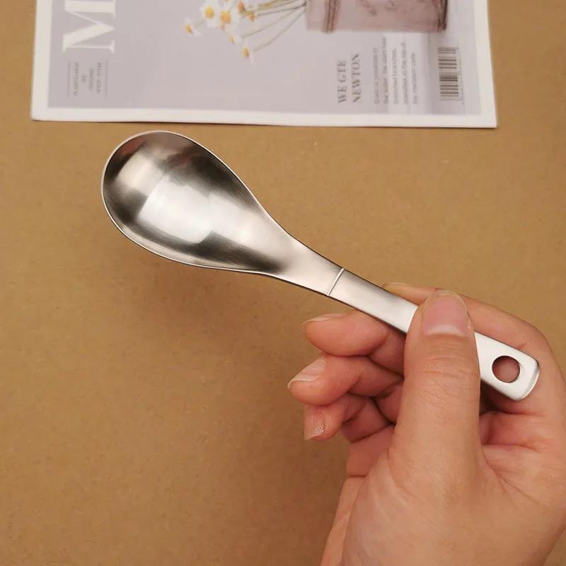 

Ложка для супа из нержавеющей стали Simple Home Tableware Детская ложка для супа Кухонный инструмент Высокий уровень внешнего вида Совок для ужина 1pcs