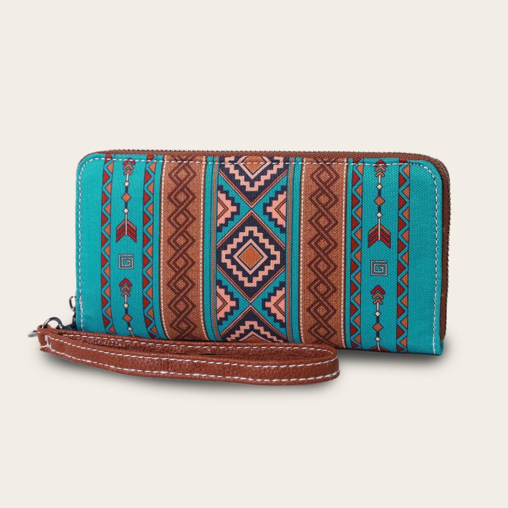 Bohemian-style, Functional, Fashionable and Retro Wallet Wrist Bag Lion Ridge