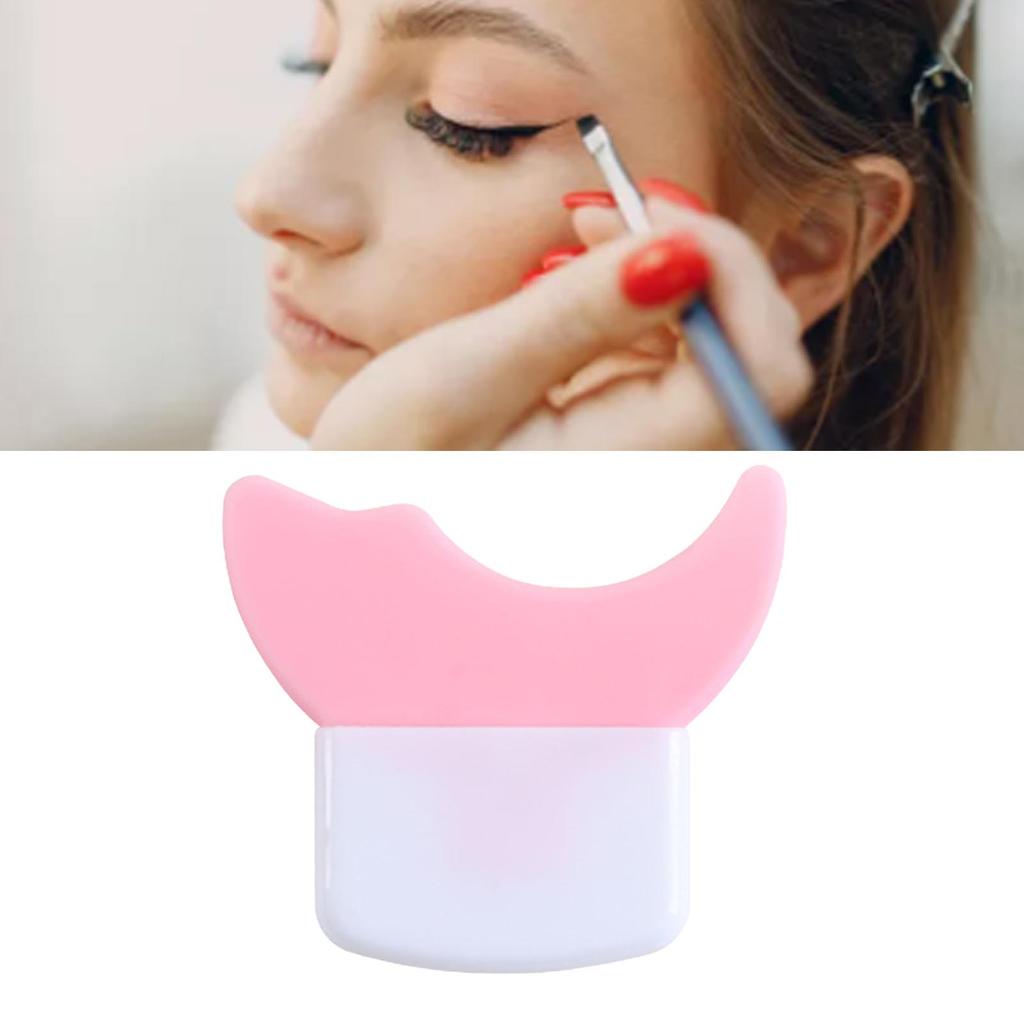 Silicone Eyelash Applicator Baffle Prevent Cosmetic Residue Skin Friendly Mascara Smear Shield