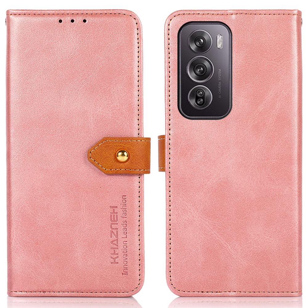 

KHAZNEH For Oppo Reno12 Pro 5G (Global) Wallet Case Folding Stand PU Leather Phone Cover C