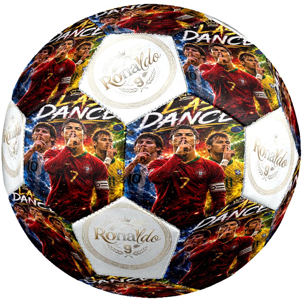 Ronaldo's Iconic Number Seven Size 5 Football Machine-Stitched Indoor/Outdoor Training and Matches Unique Gift for Soccer Lovers