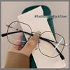 Trendy Women's HD Anti-Blue Light Reading Glasses: Metal Frame for a Youthful Fair Look