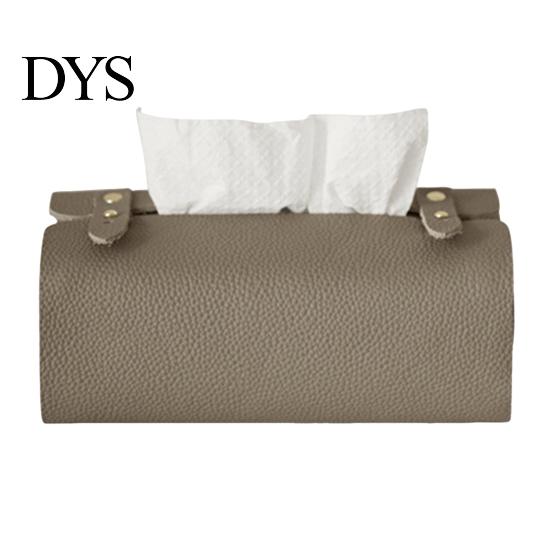 Foldable Storage Solution Faux Leather Tissue Box, Minimalist Napkin Holder for Living Paper Towel Organizer Room Desk, Decorative Dispenser