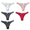 Men Briefs U Convex Breathable Elastic Transparent Ultra-soft Non-slip Low Rise Stretchy Men Underpants for Inner Wear