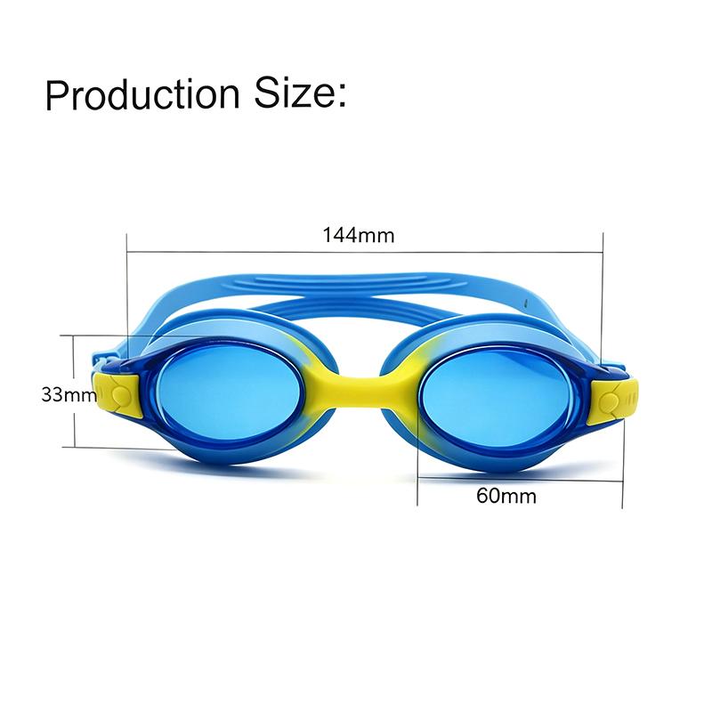 Children'S Anti-Fog Swimming Goggles Ages 3-12 Waterproof Clear Vision No Leaks Quick Adjust Strap Swimming Eyewear For Kids