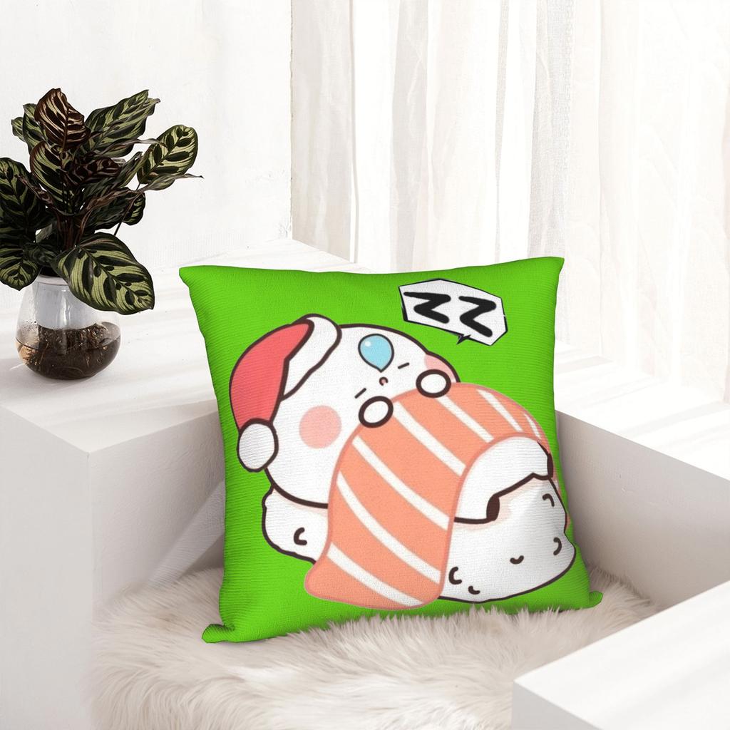 Bubu Dudu On Rice Pillowcase Soft Polyester Cushion Cover Decoration Panda Bear Love Pillow Case Cover Home Zipper 45X45Cm